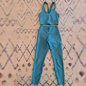 ALO Yoga Teal Activewear Set